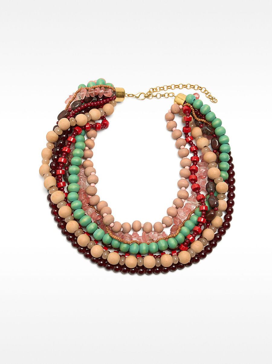 Bohemian bead necklace