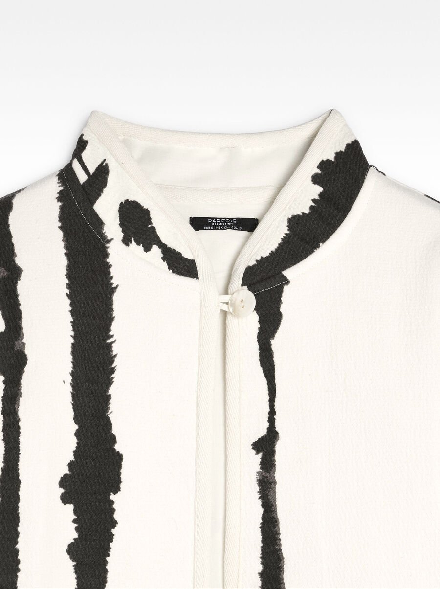 Printed 100% cotton coat