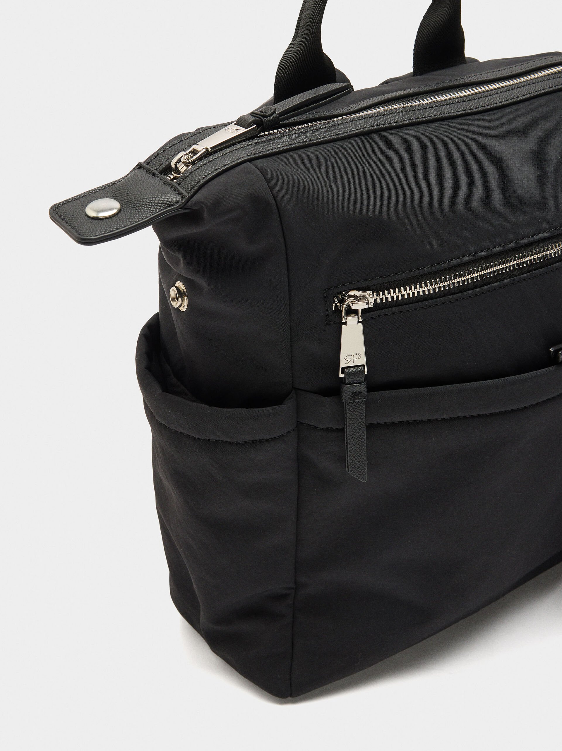 Nylon laptop backpack 13" image number 2.0