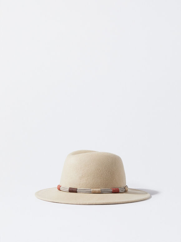 Woollen Hat, Beige, hi-res