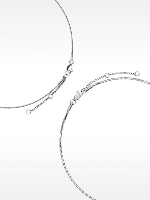 Pendant necklace set – stainless steel