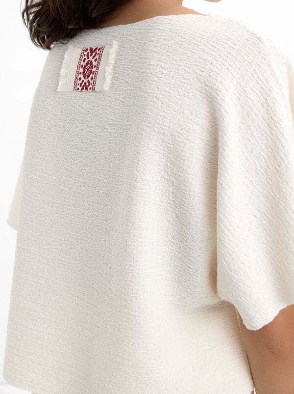 Blouse avec texture