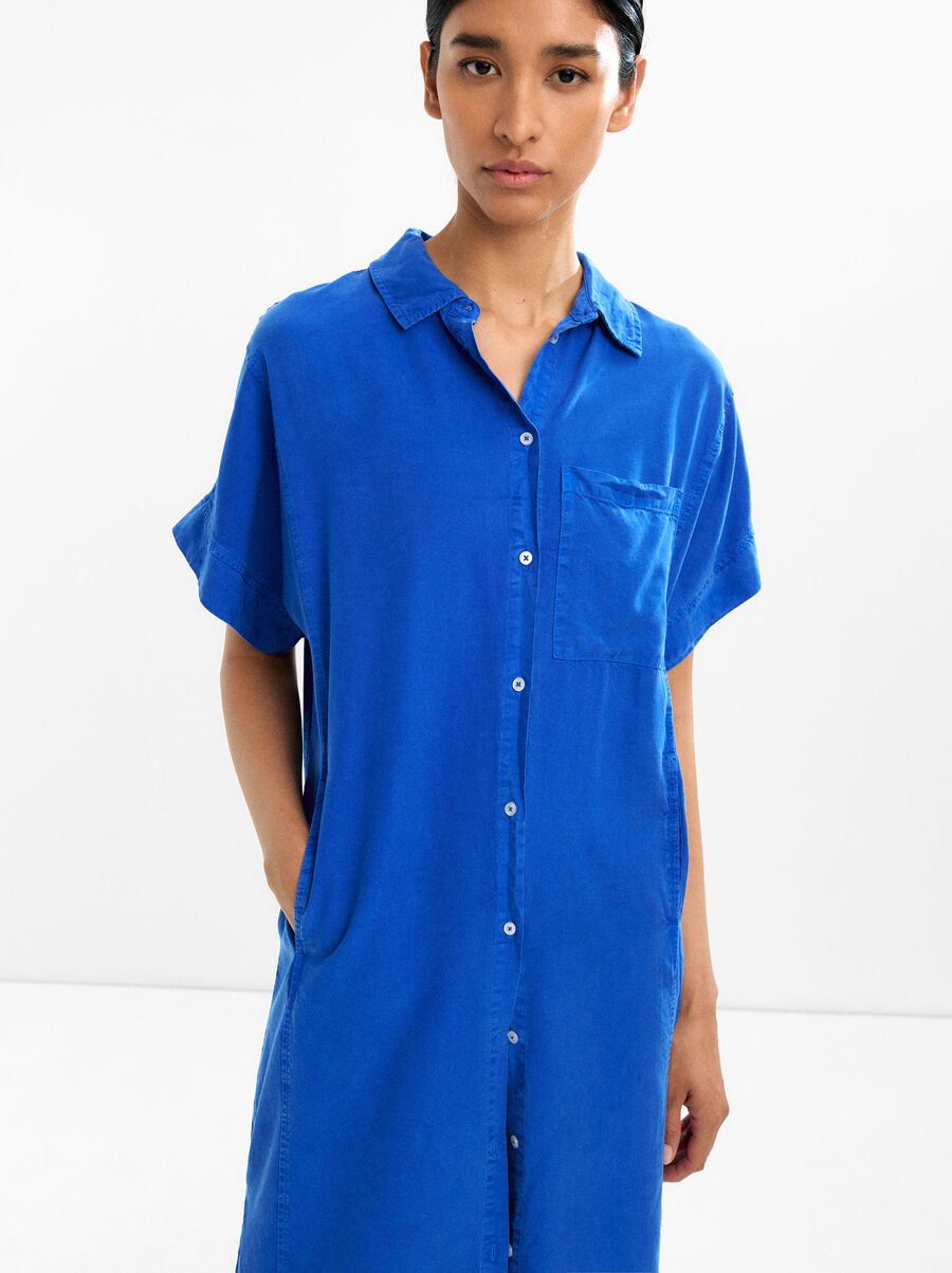 Vestido camisero 100% lyocell