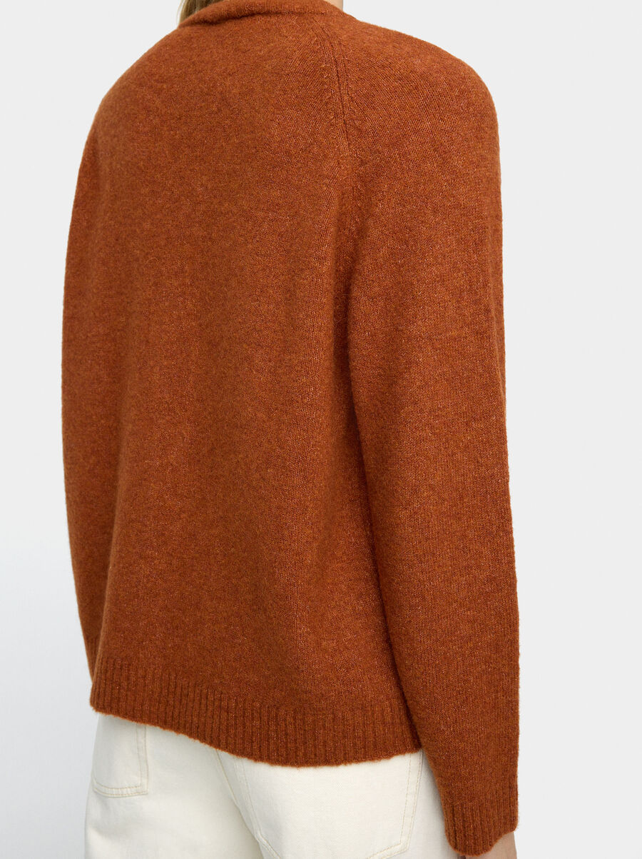 Cárdigan de punto liso