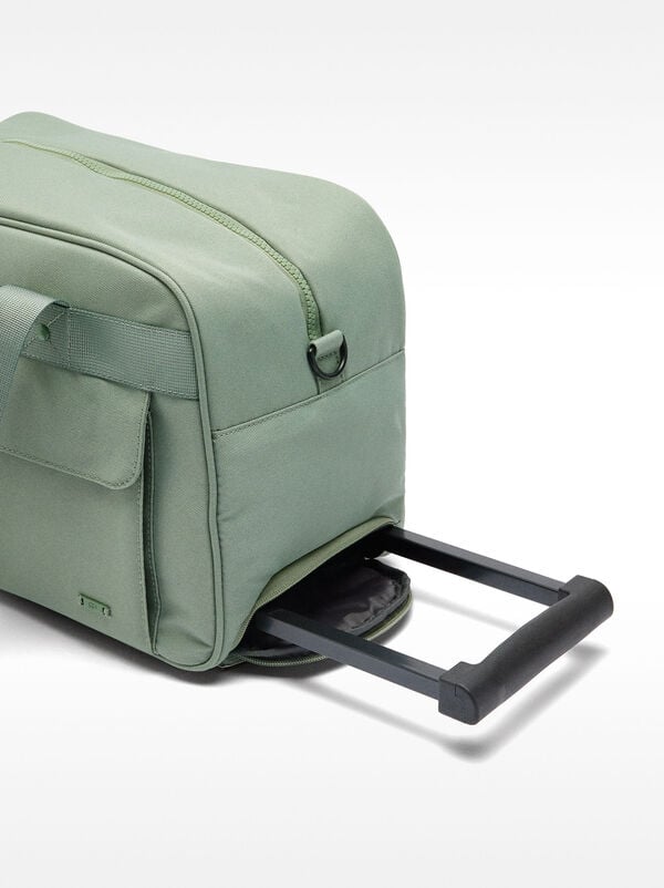 Travel suitcase with nylon