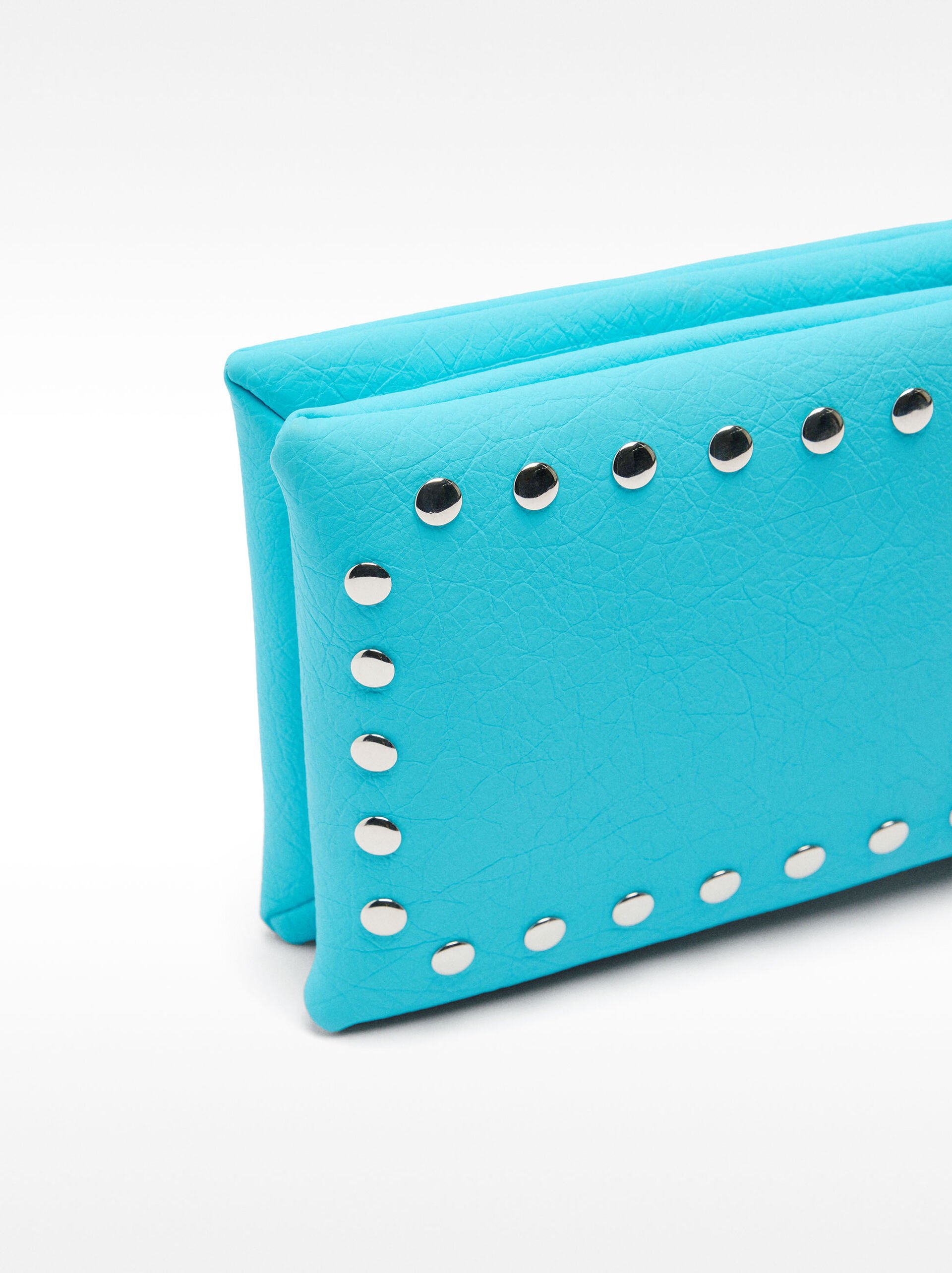 Double crossbody bag with studs image number 2.0