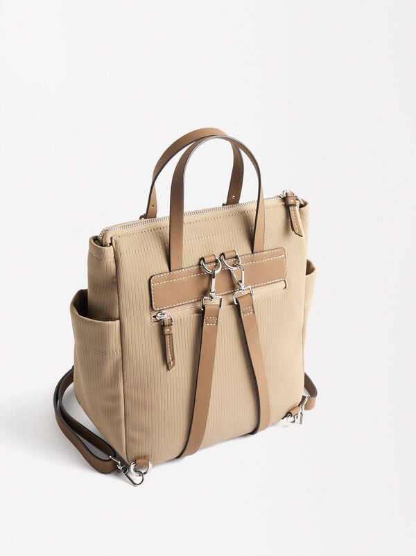 Backpack with Multifunction Straps 