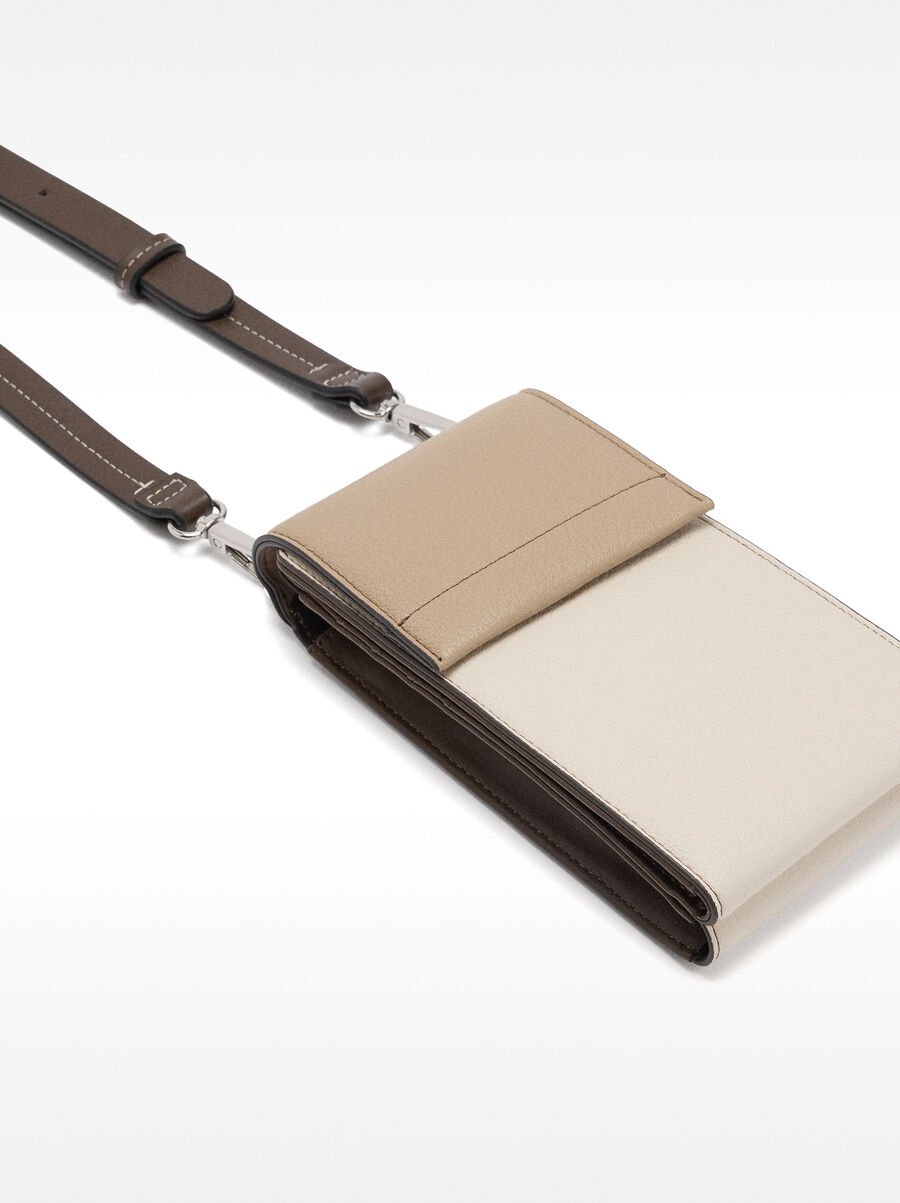 Mobile phone bag with texture
