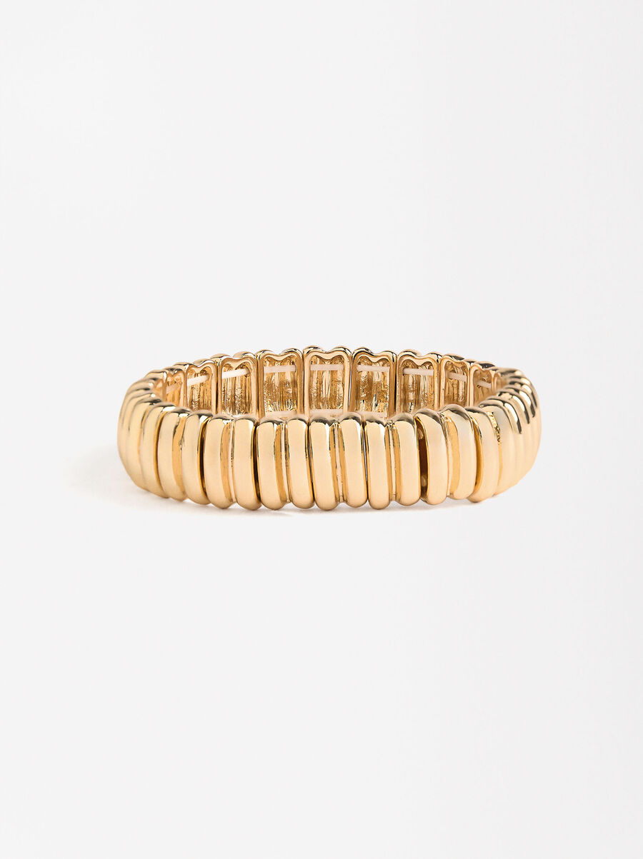 Ribbed elastic bracelet