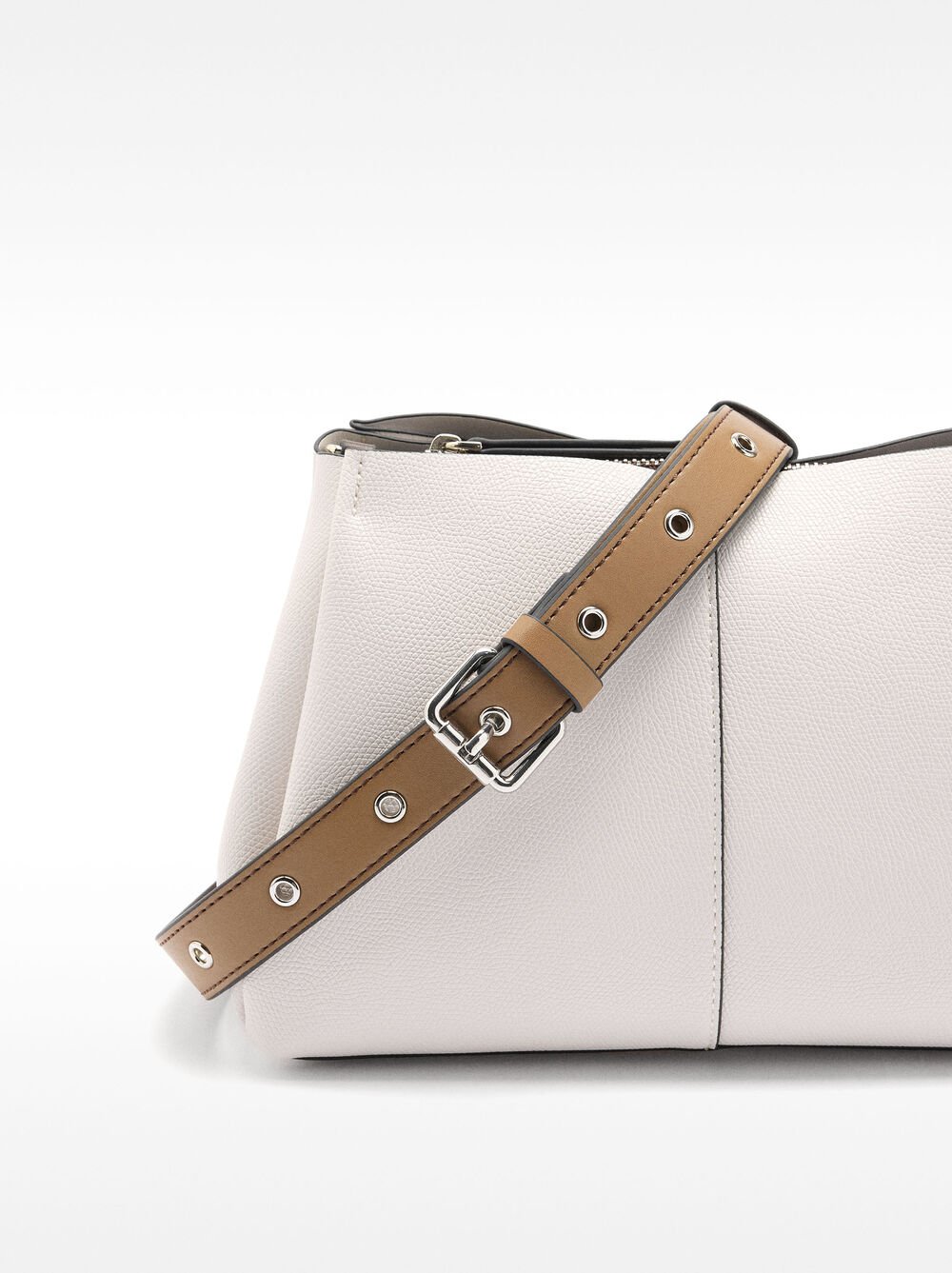Crossbody bag with texture