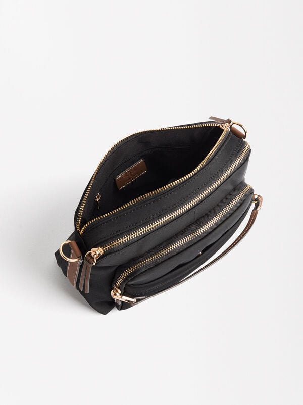 Nylon crossbody bag