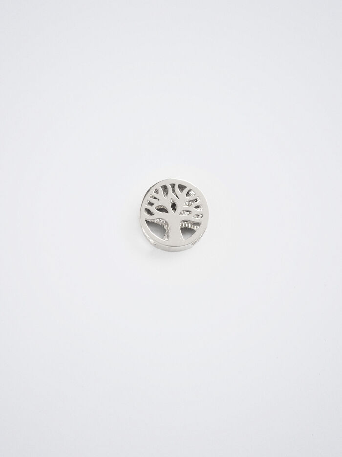 Online Exclusive - Stainless Steel Tree Of Life Charm image number 0.0