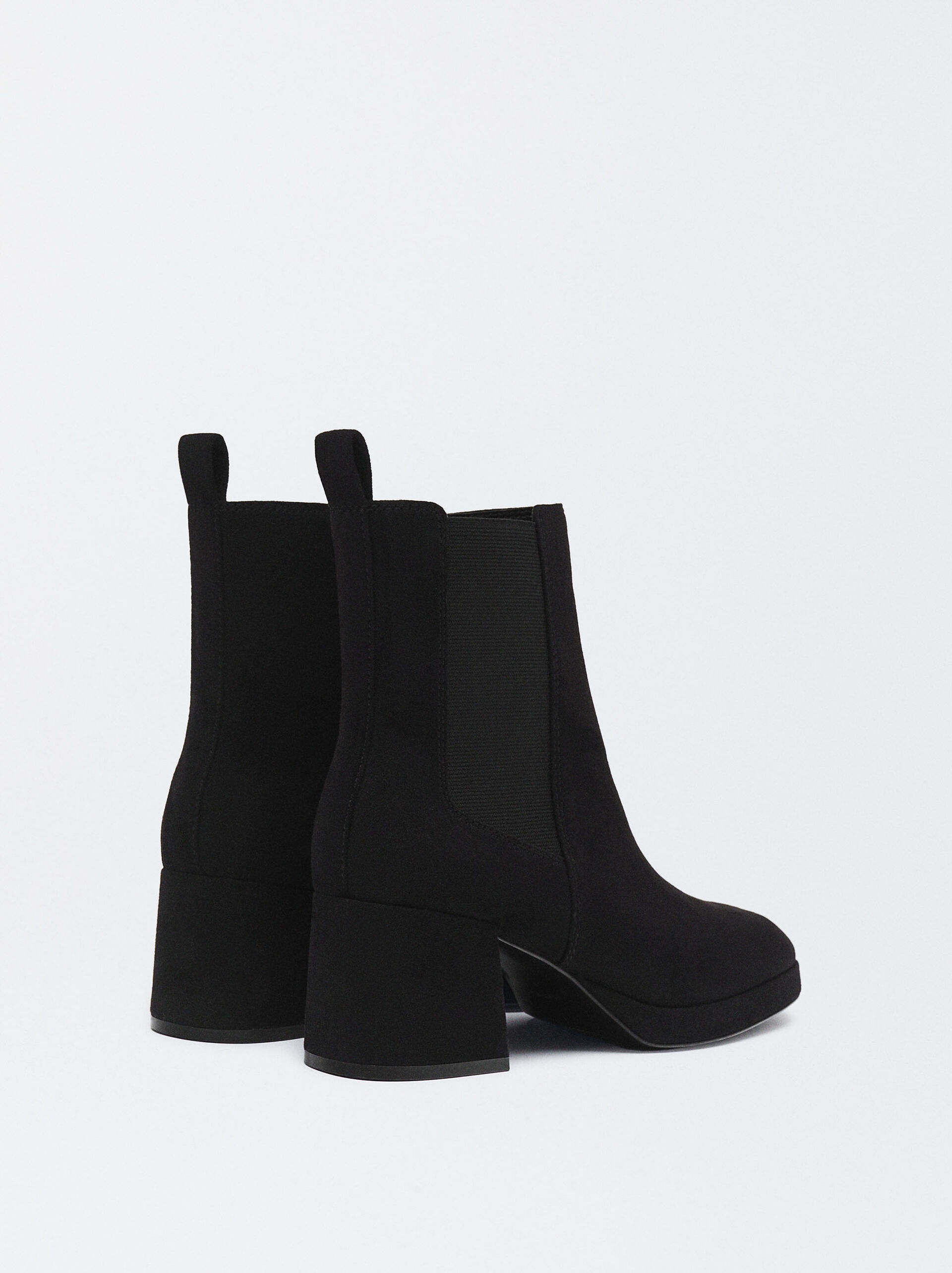 Suede Effect Ankle Boots image number 3.0