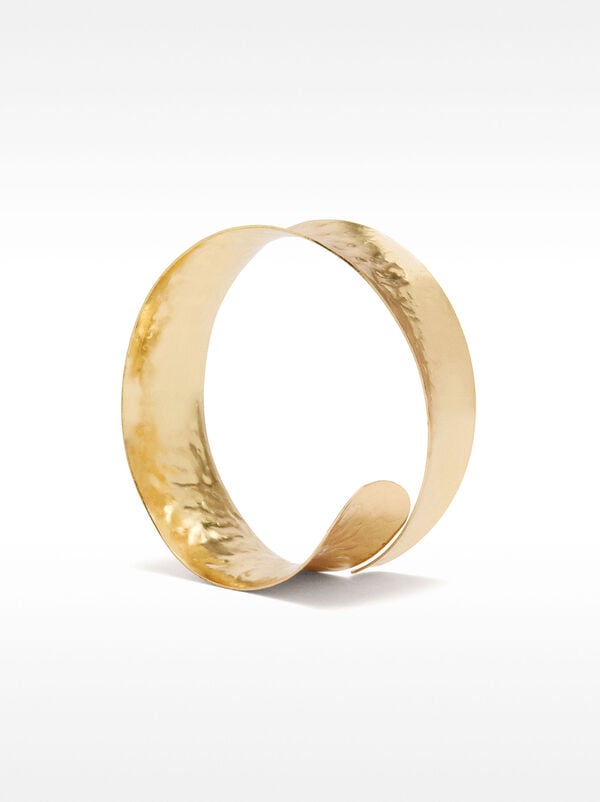 Rigid brass bracelet