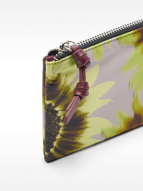 Printed nylon coin purse