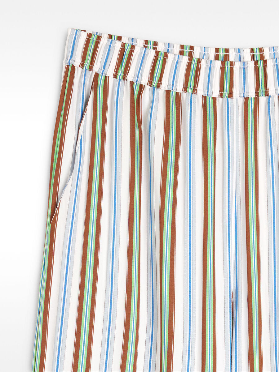 Pantalon fluide à rayures