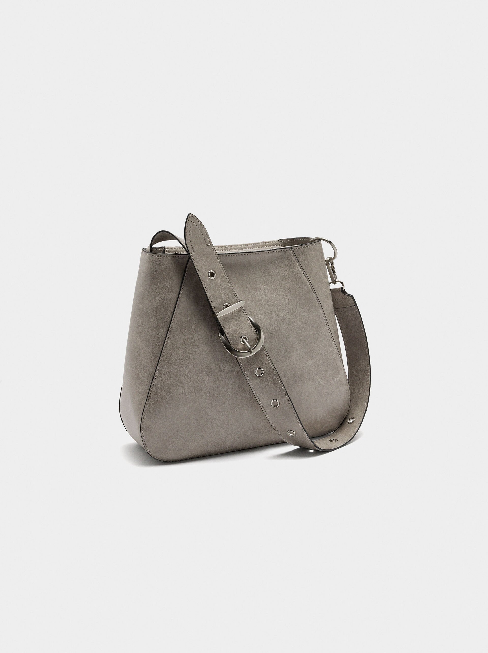 Shoulder bag with studs image number 2.0