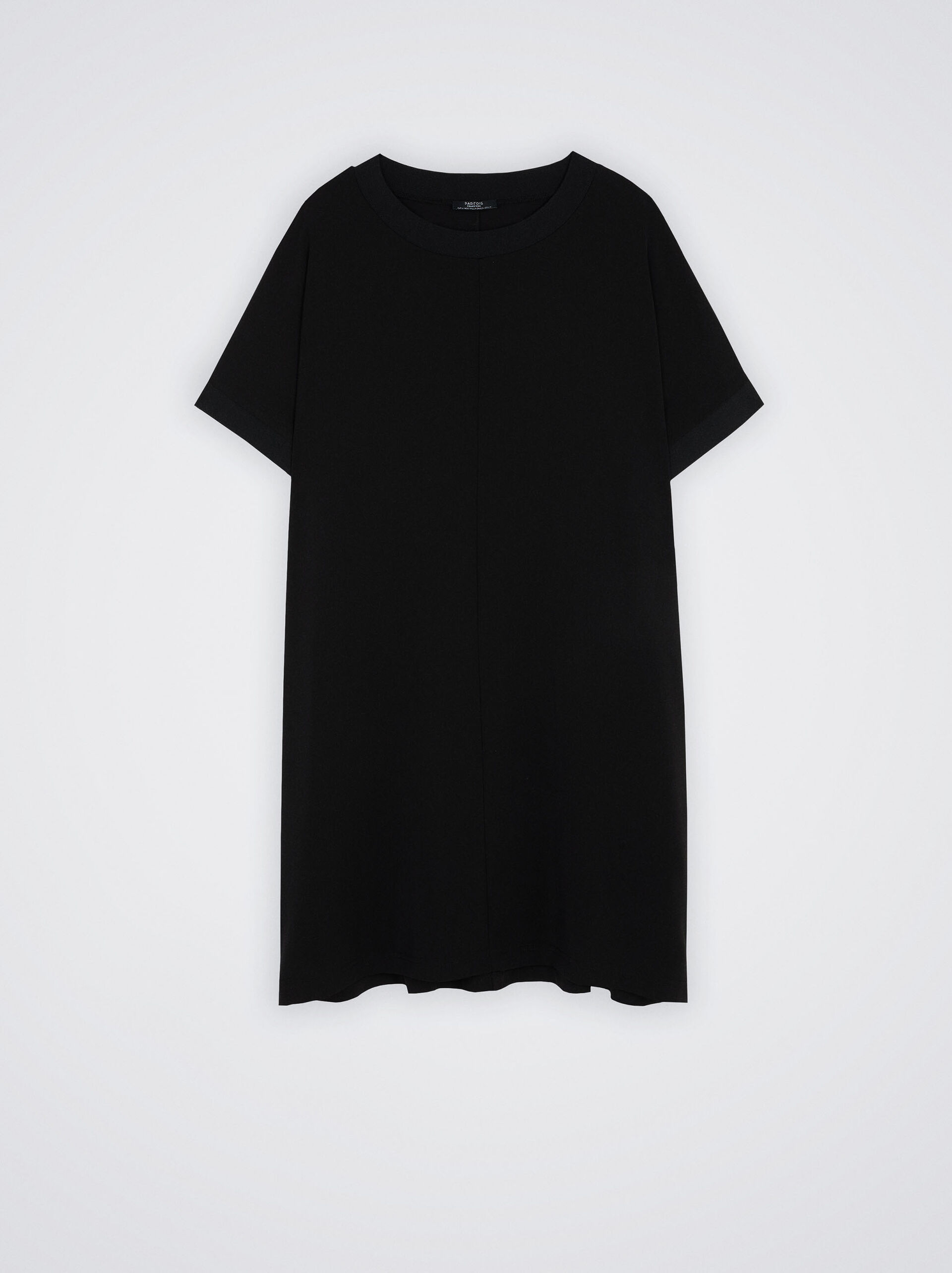 Dress With Round Neck And Short Sleeve image number 0.0
