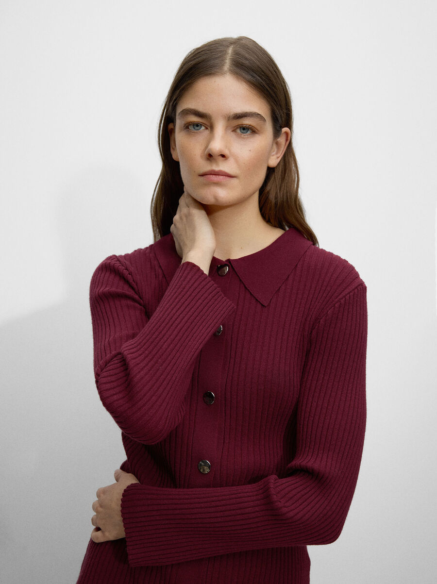 Knit cardigan