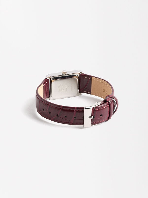 Square case watch