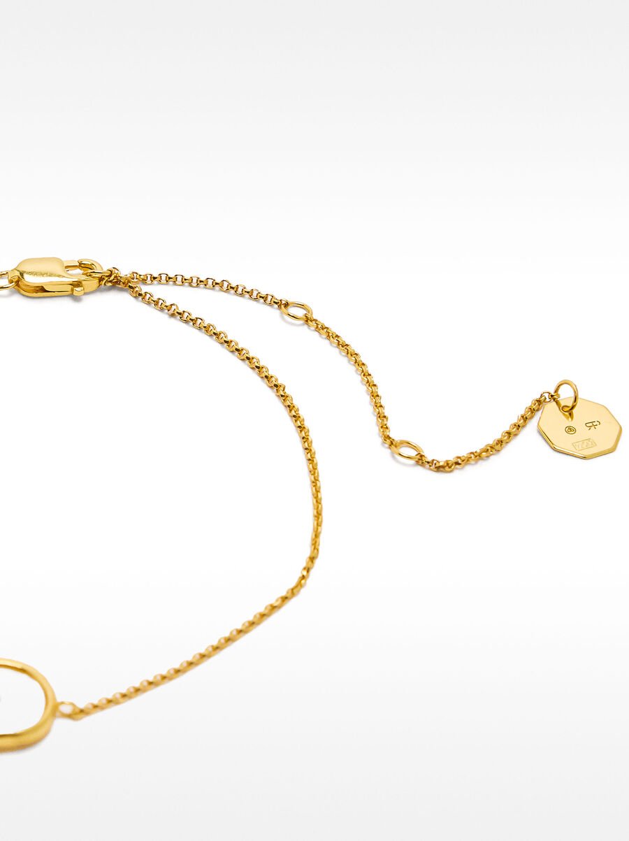 Armband mit Süßwasserperle und Zirkonia – 925 Sterlingsilber