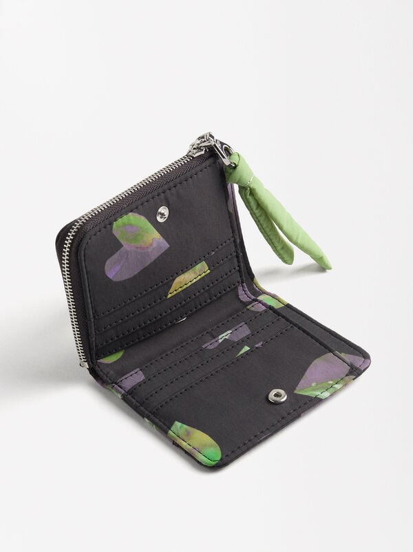Printed nylon wallet