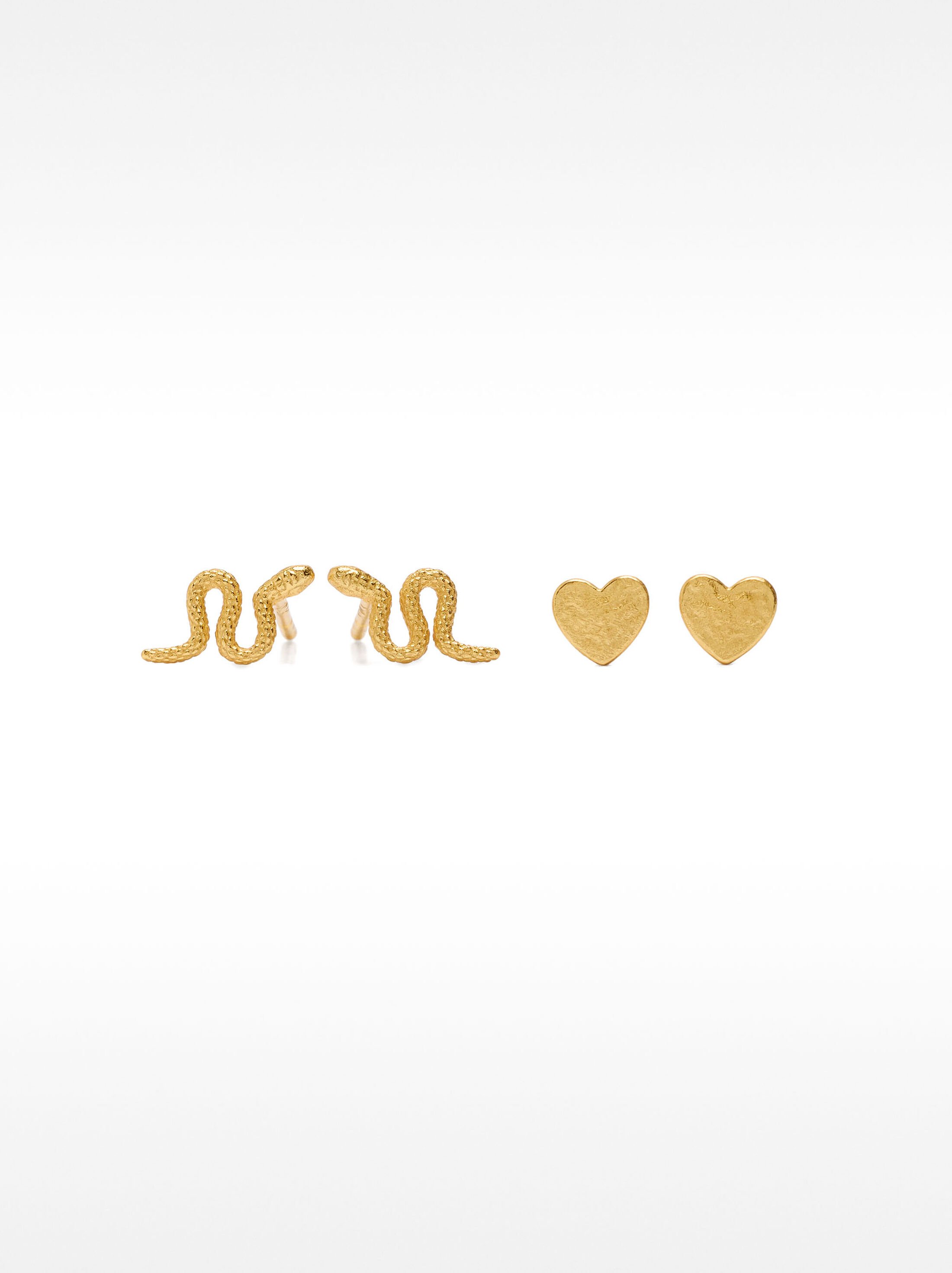 Set of gold earrings - 925 sterling silver image number 0.0