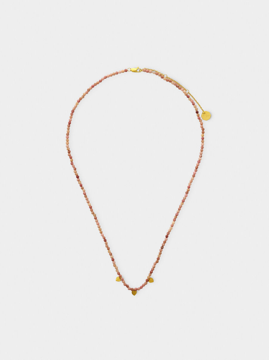 Necklace with stones - 925 sterling silver