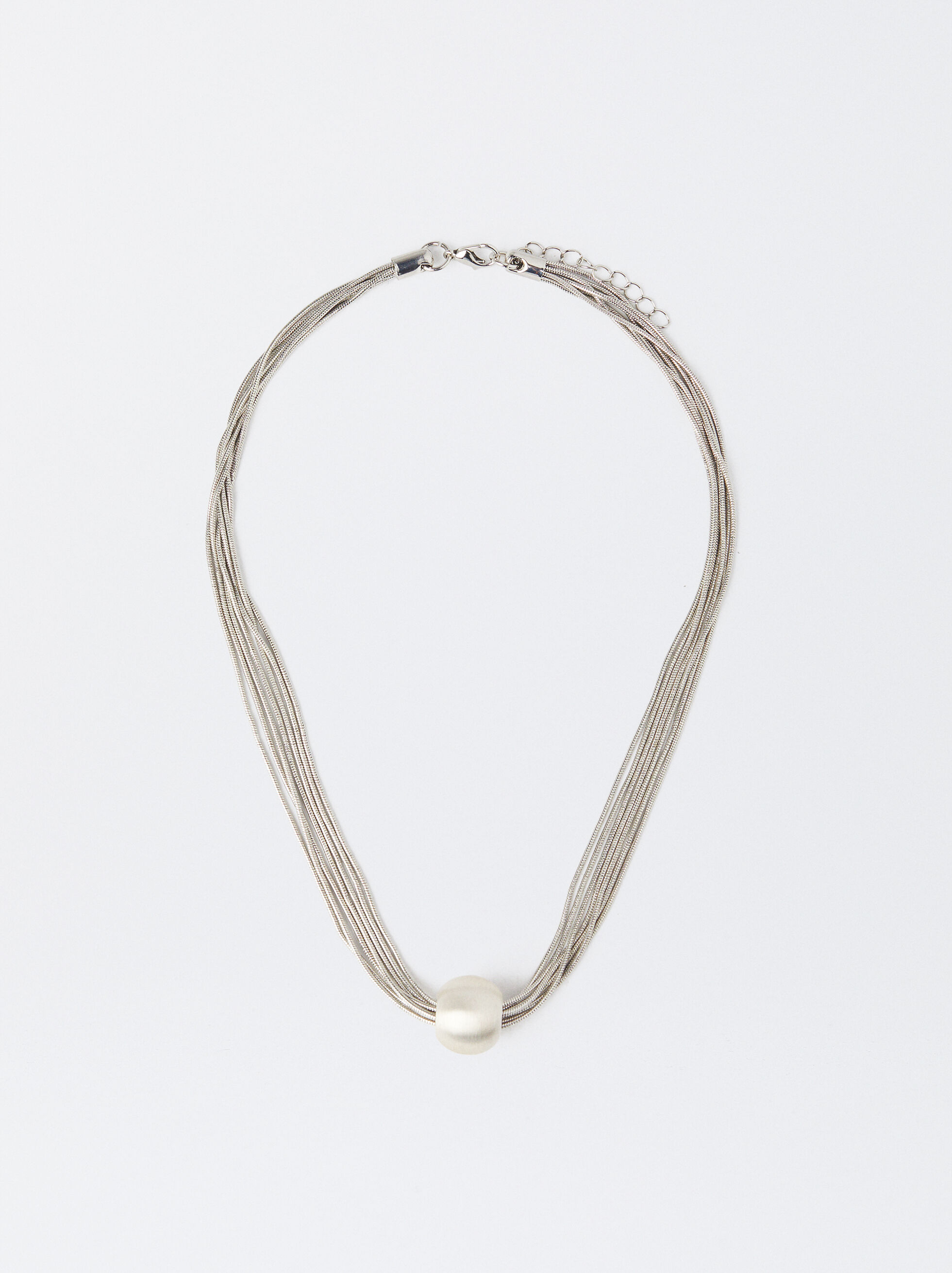 Silver hot sale chain short