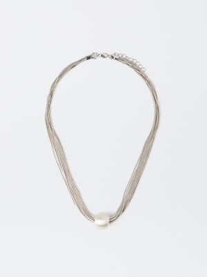 Short Silver Necklace