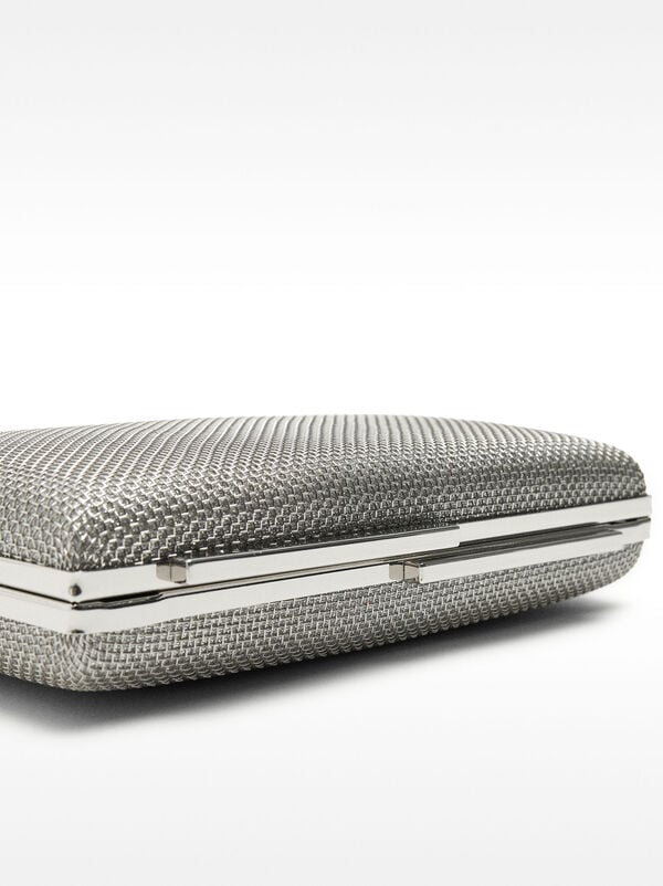 Party clutch bag with chain handle