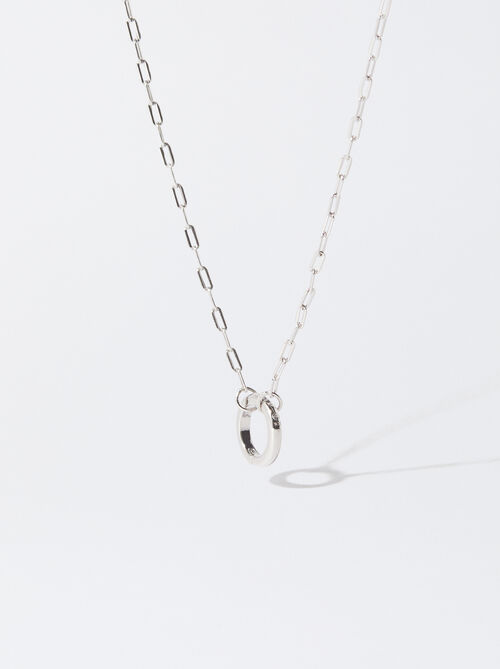 925 Silver Personalised Chain Necklace With Opening