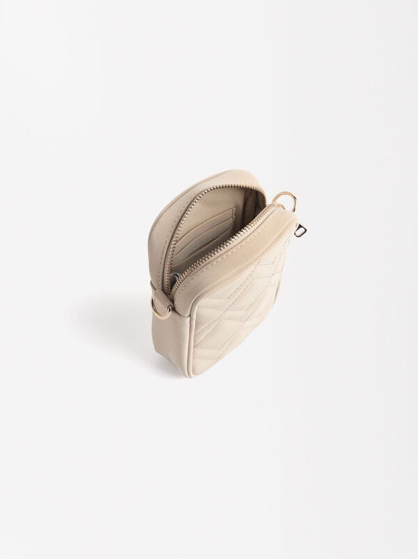 Padded mobile phone bag