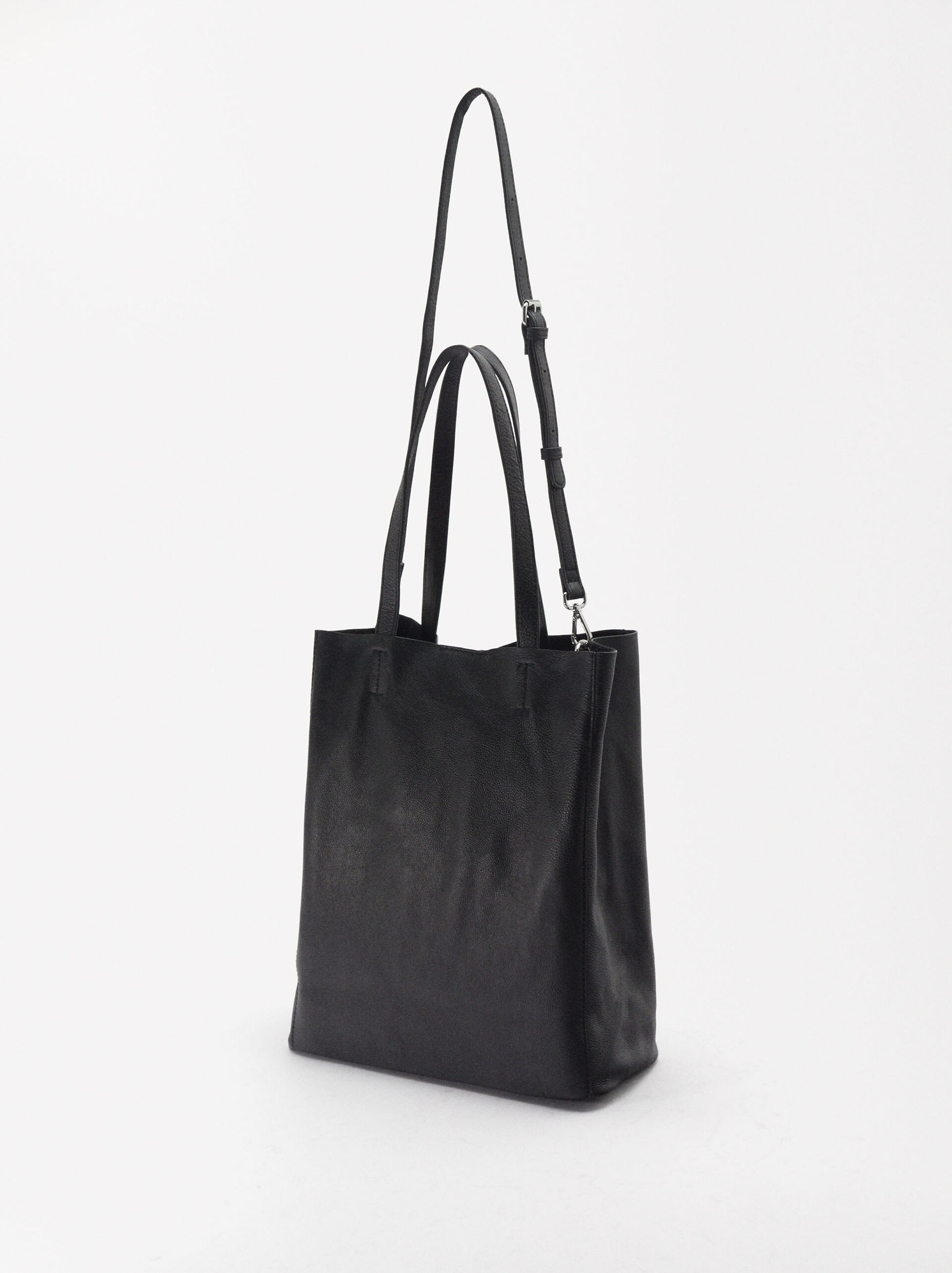 Personalized Leather Tote Bag image number 3.0