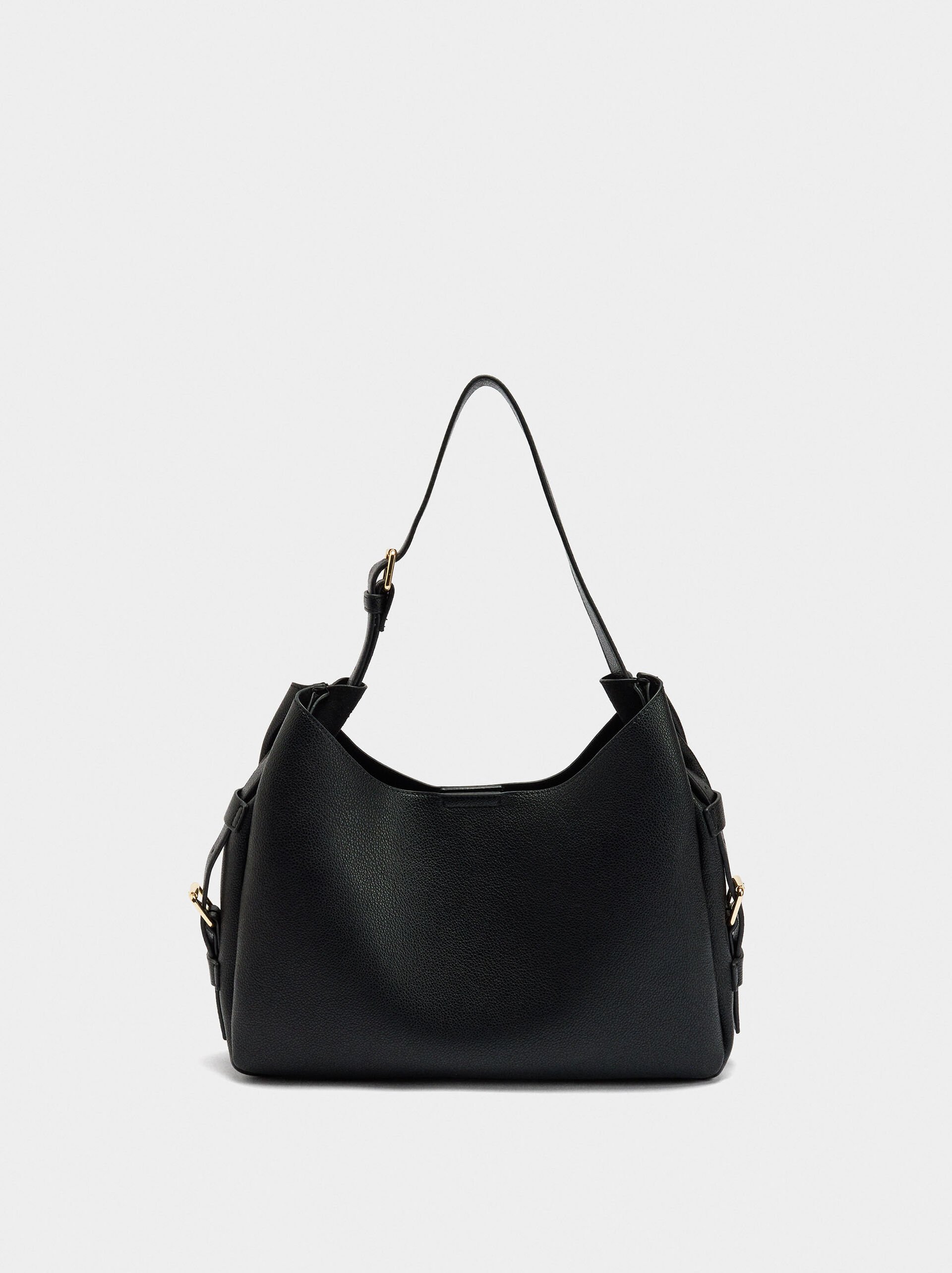 Shoulder bag with side buckles image number 0.0