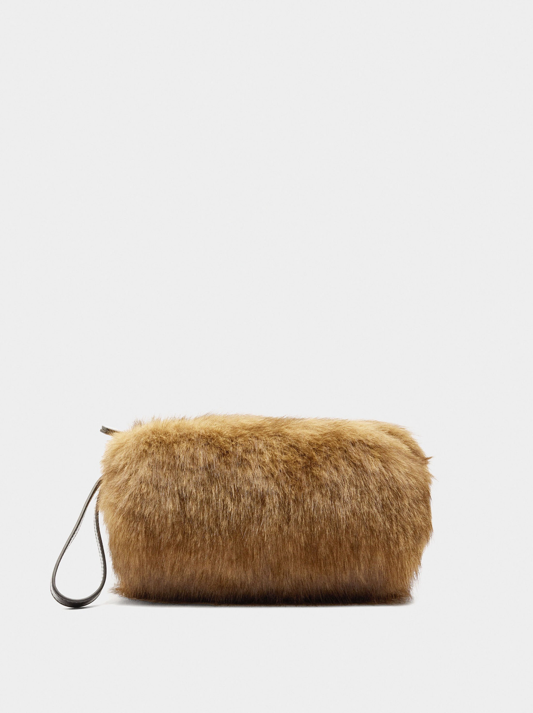 Bolso de mano efecto pelo image number 0.0