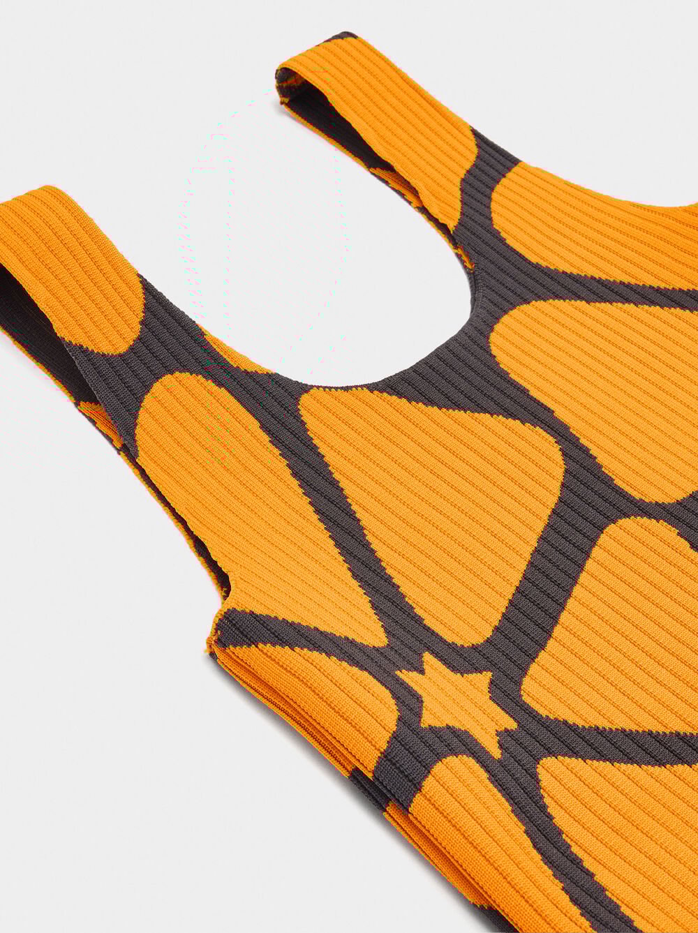 Floral printed mesh bag