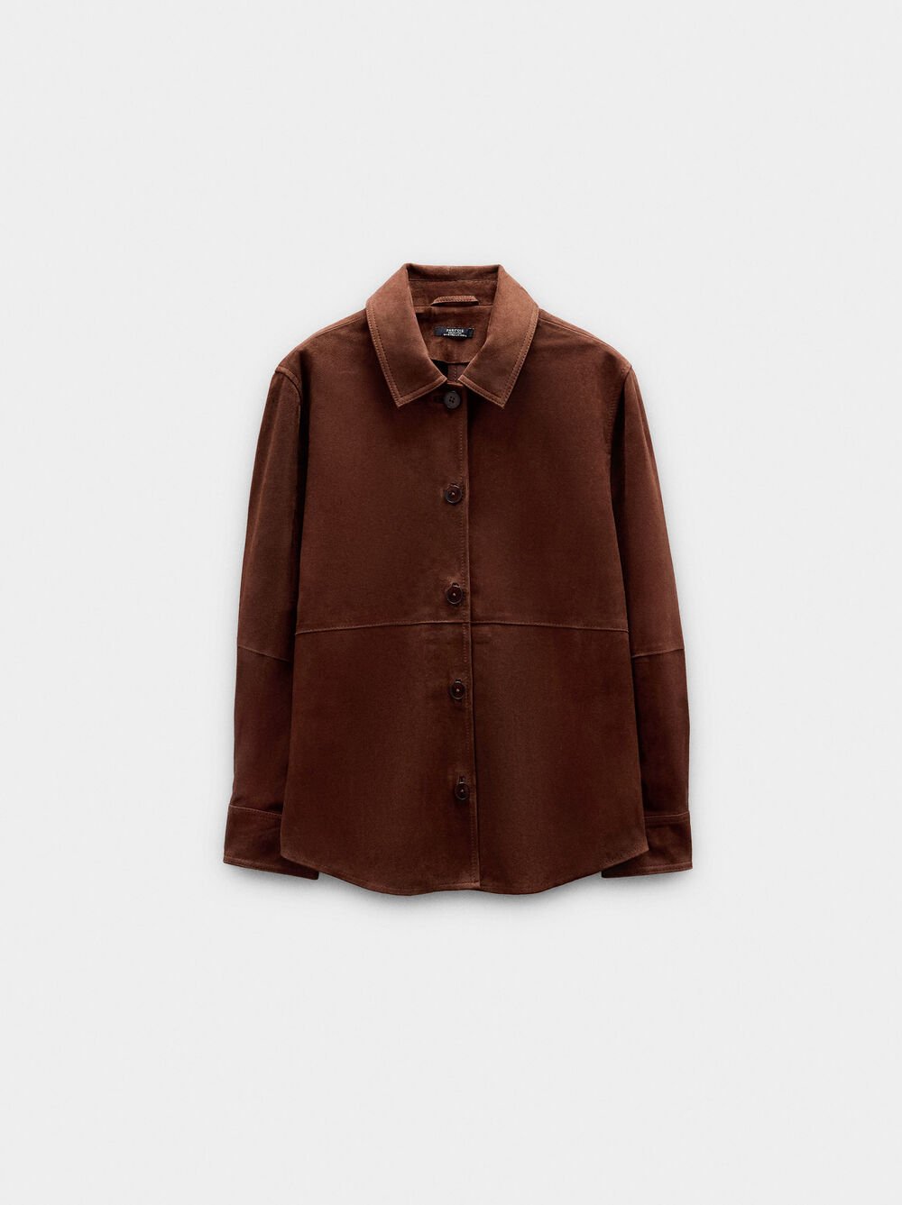 Sobrecamisa de piel ante