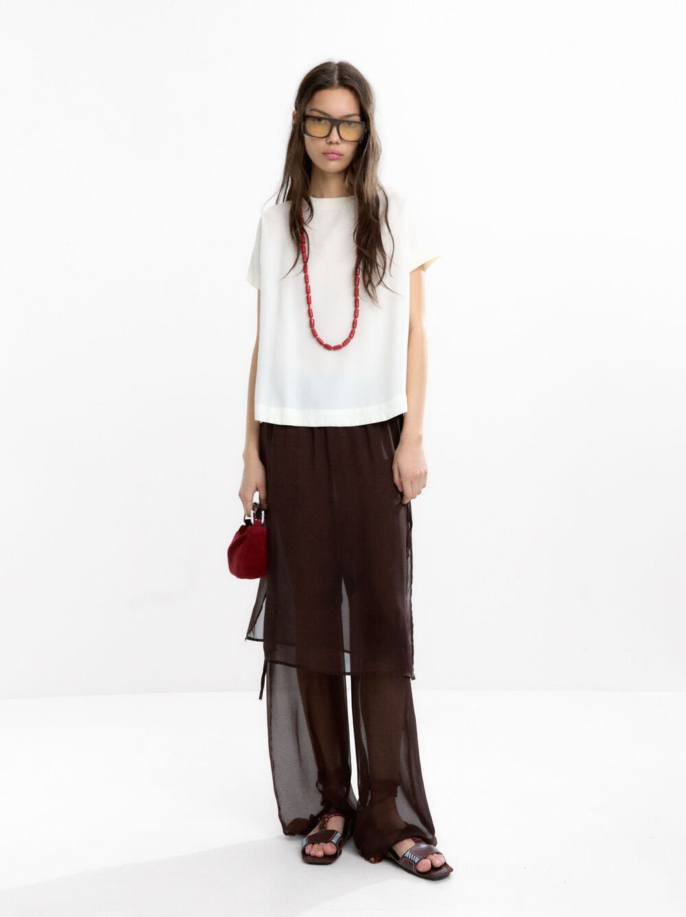 Top with ribbed details