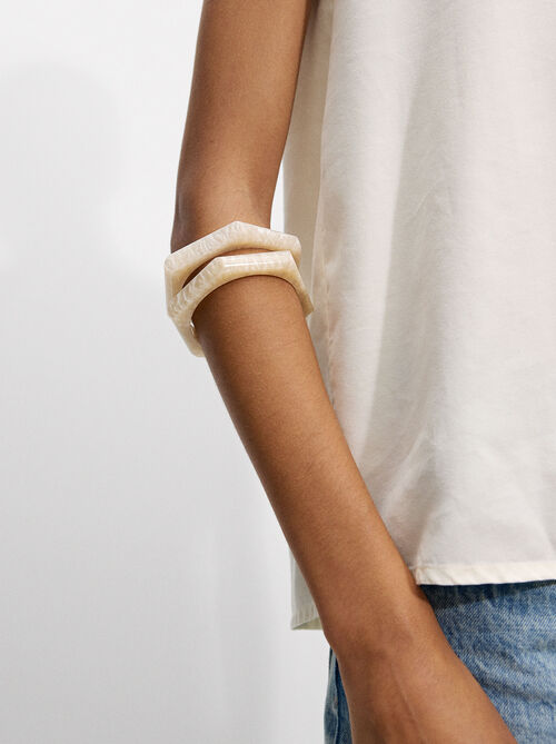 Conjunto de pulseras de resina