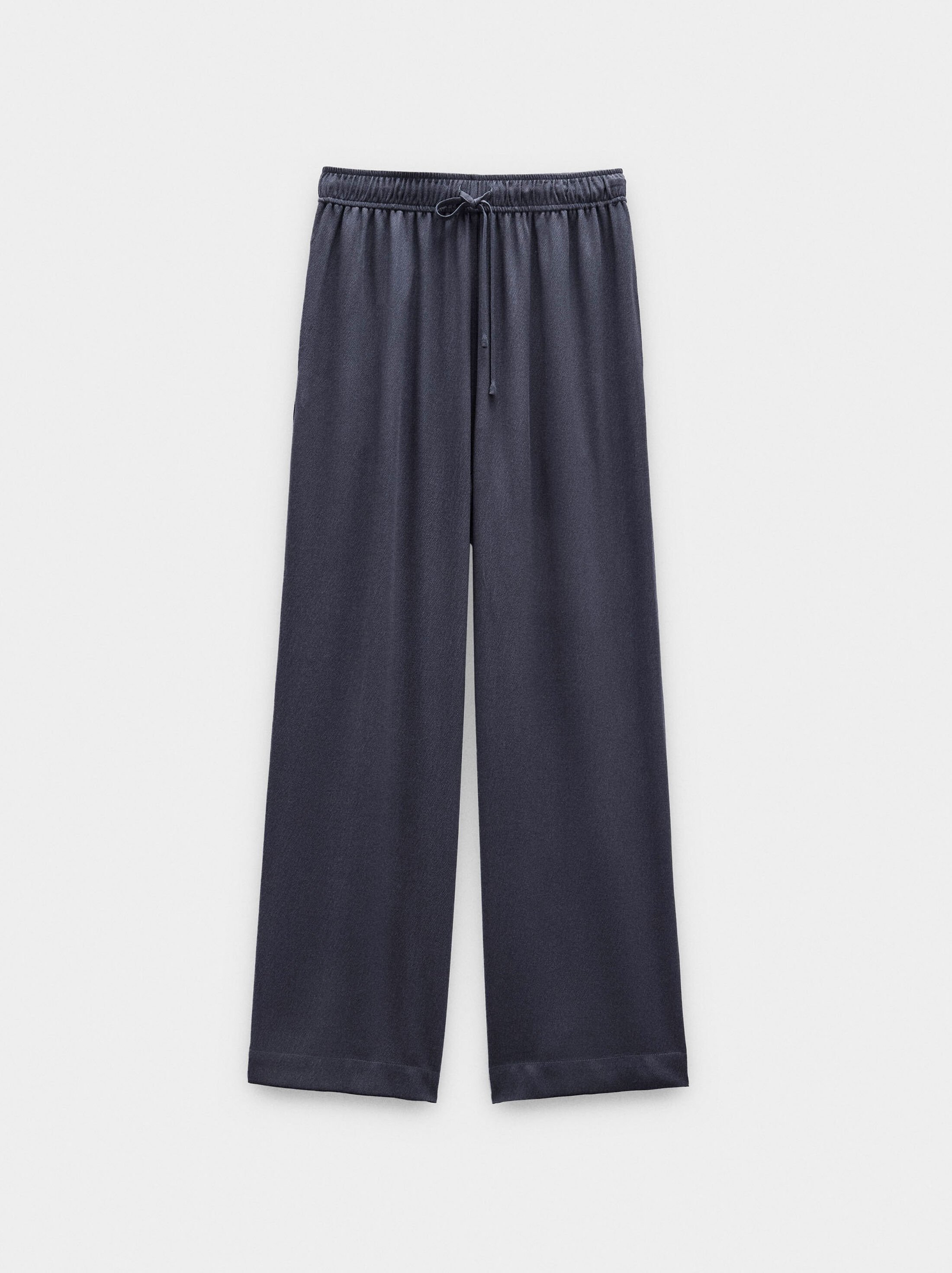 Trousers of lyocell with elastic waist image number 5.0