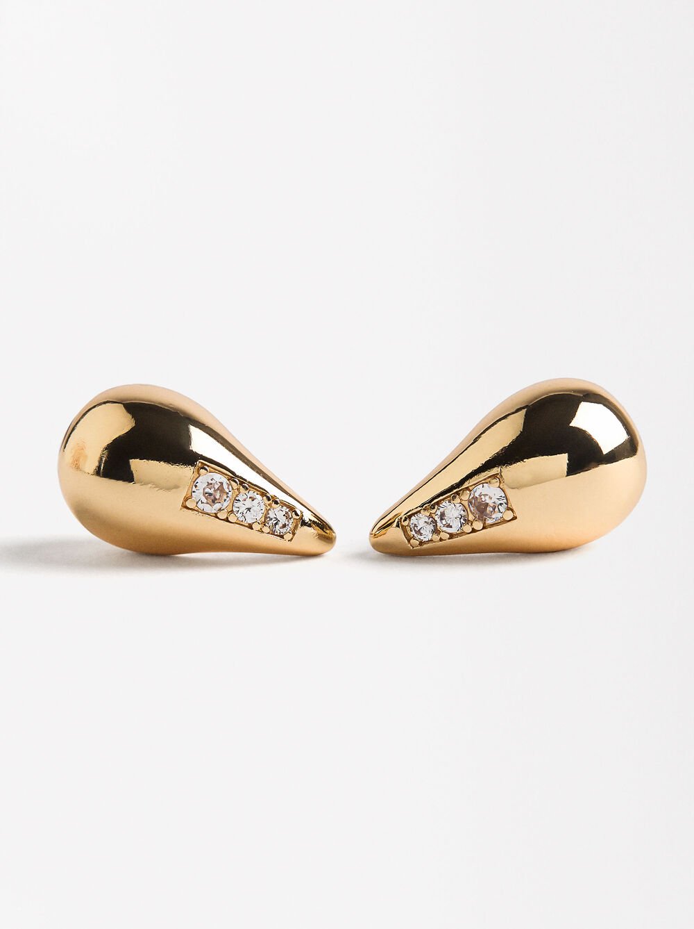 Pendientes gota con cristales