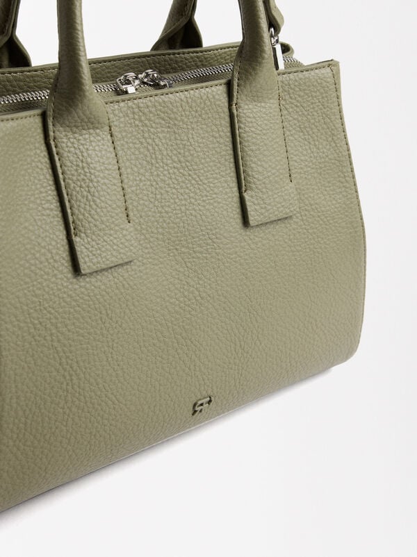 Tote bag with texture