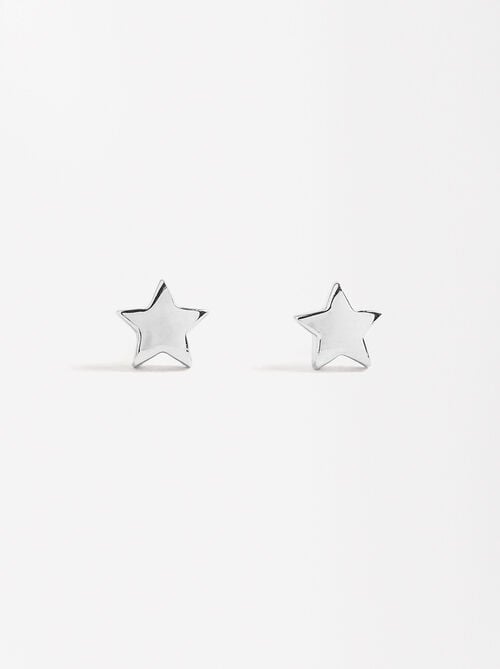 Pendientes de estrellas - Plata de ley 925