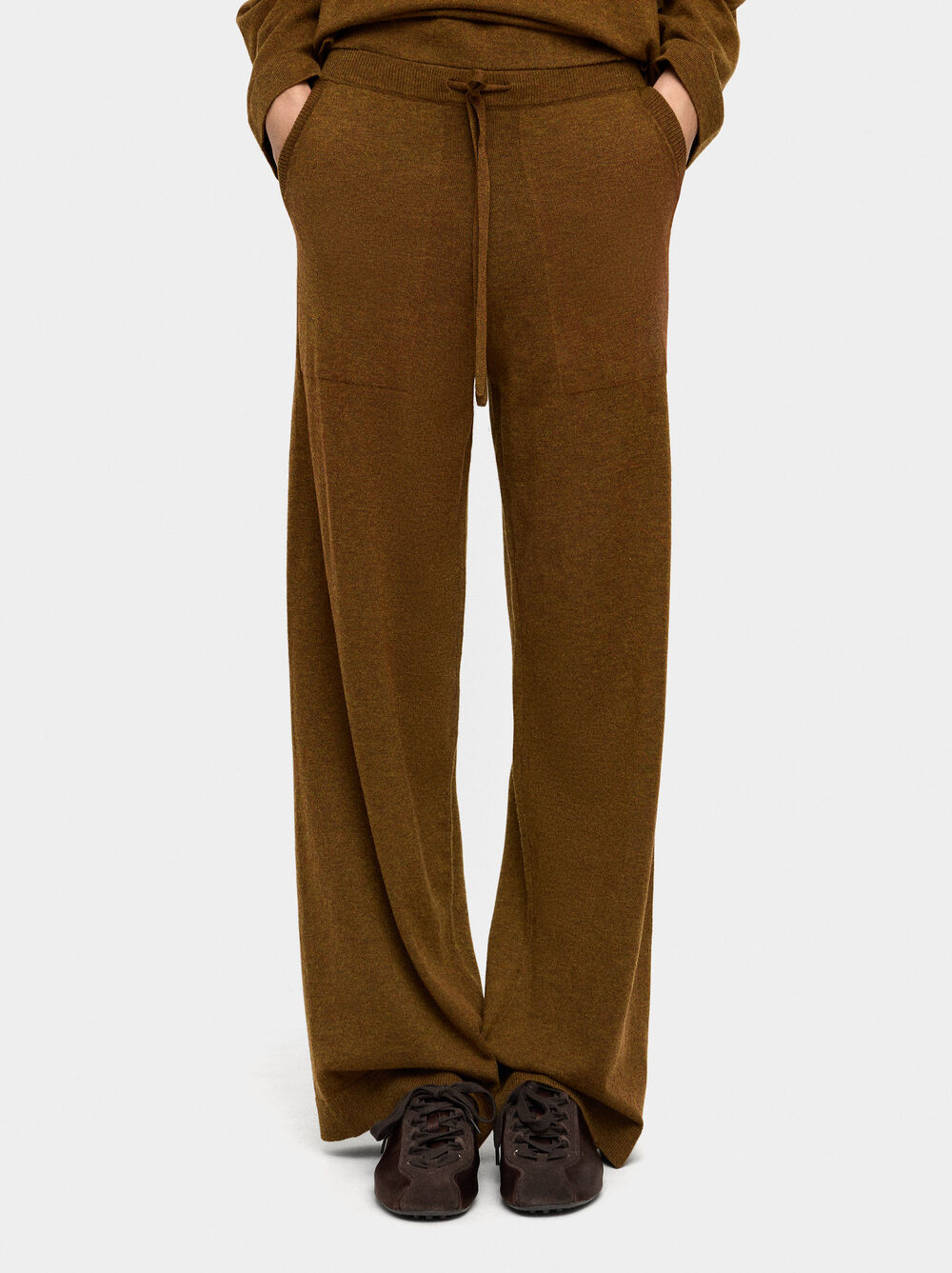 Hose aus glattem Strick