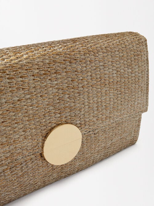 Straw-Effect Party Bag