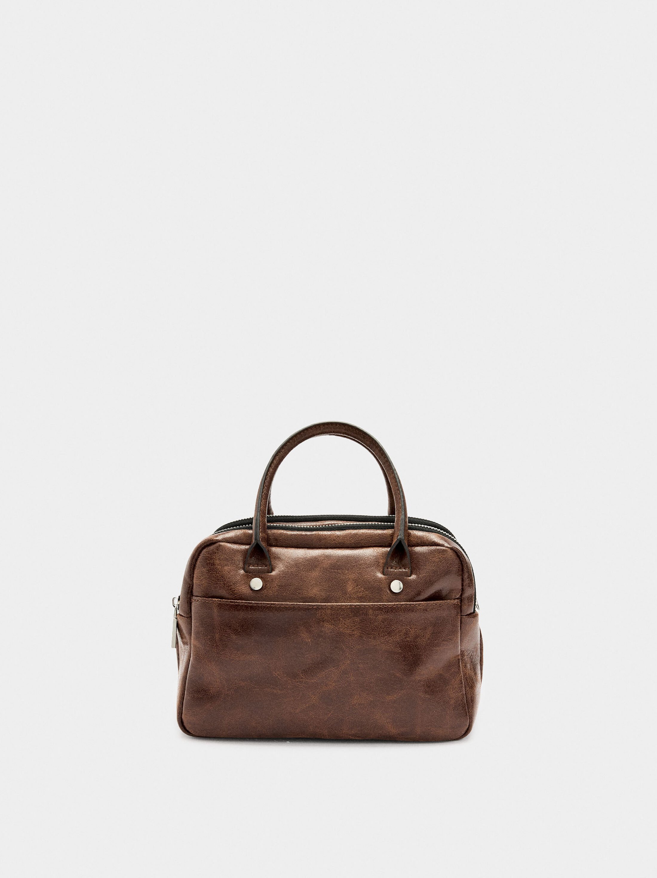 Bowling bag with cracked effect image number 0.0