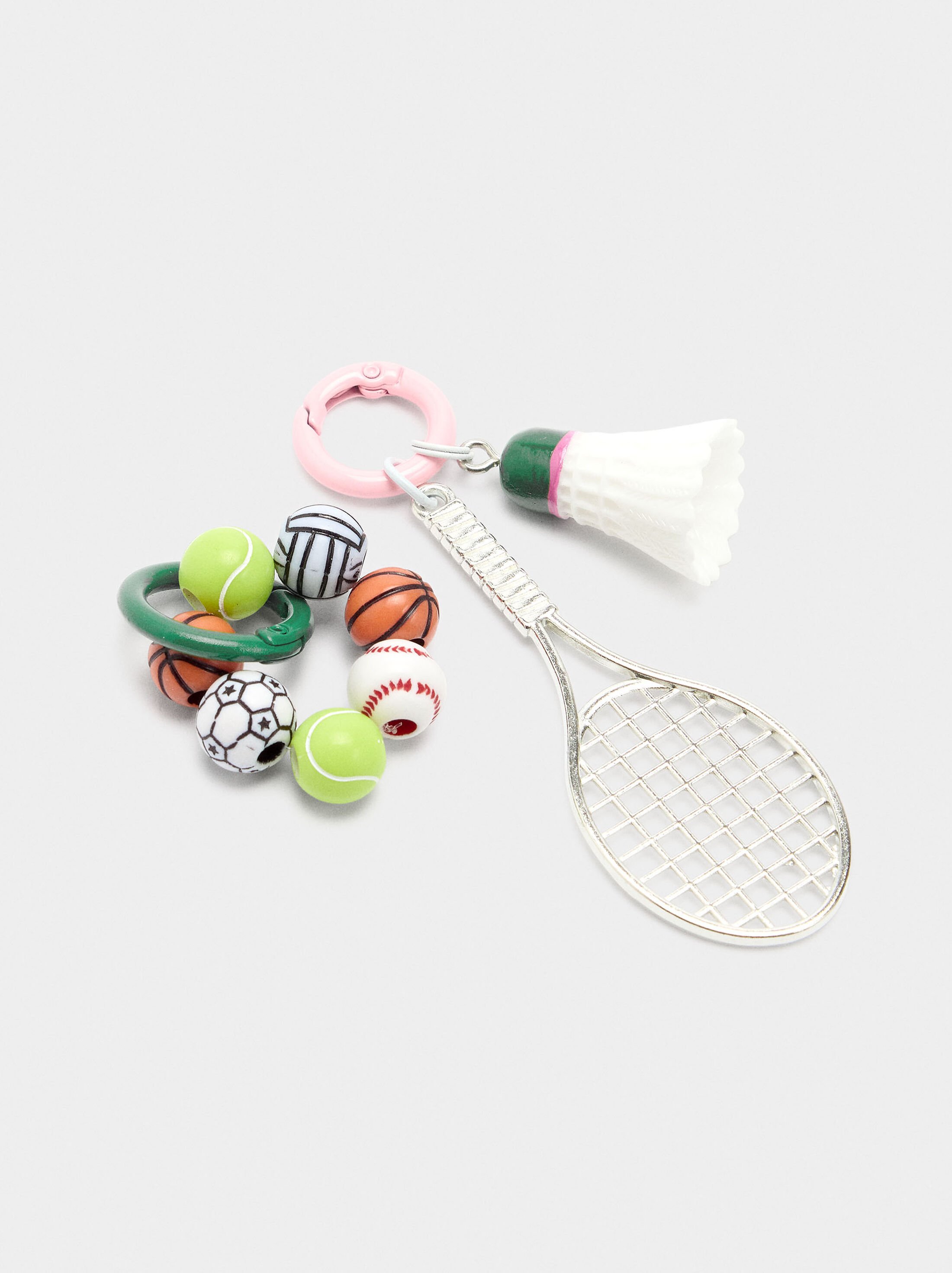 Keychain charm TENNIS - The Bear Collection image number 3.0