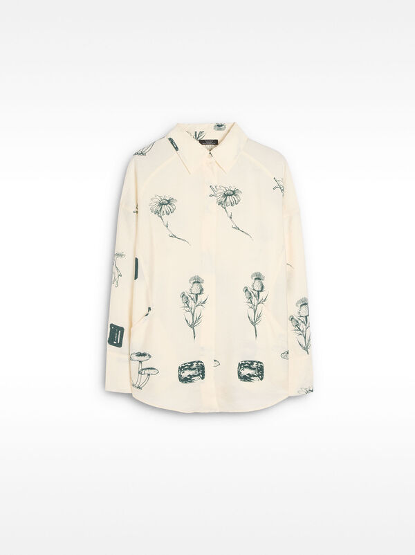 Printed long sleeve shirt