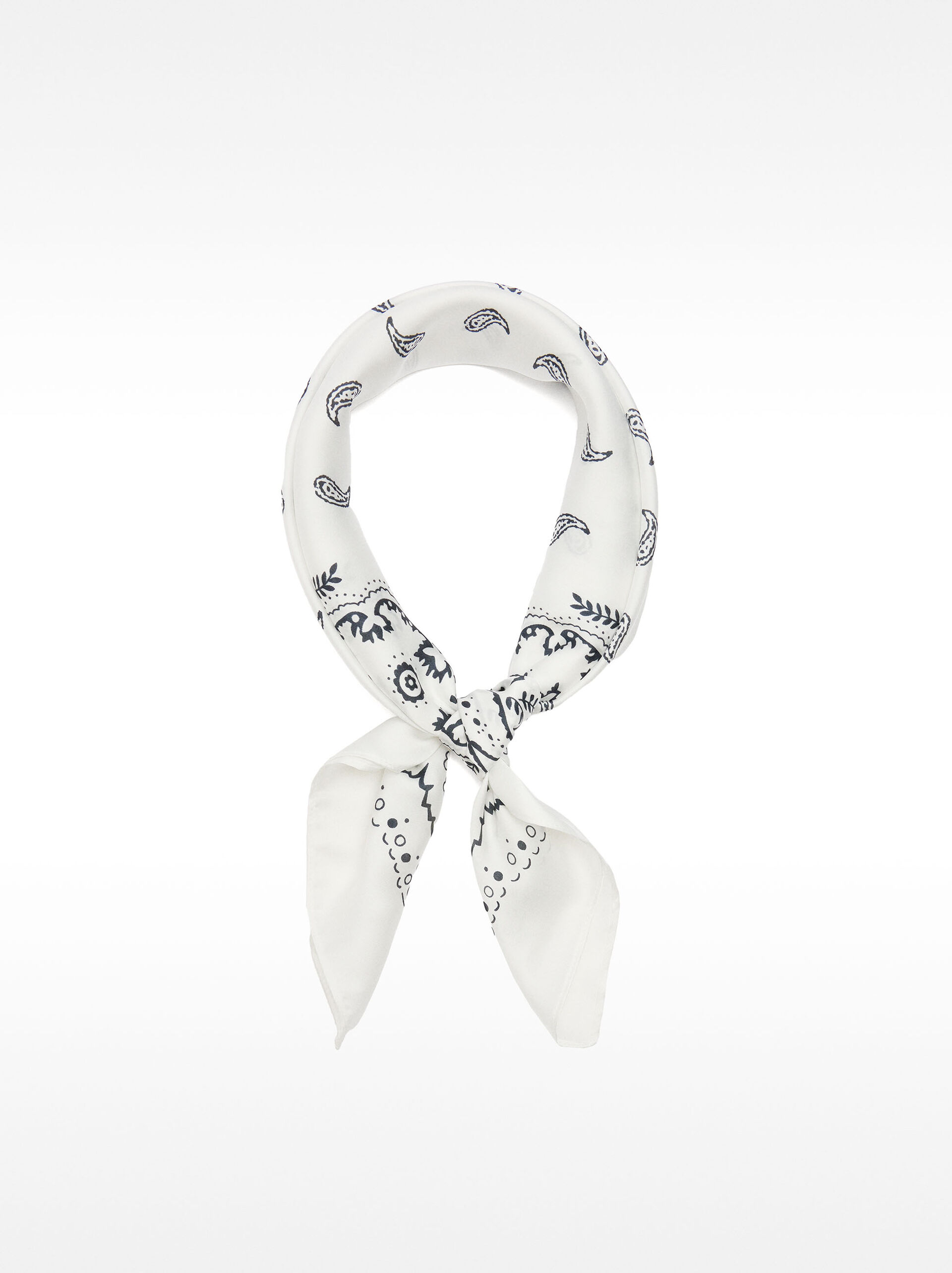 Printed square scarf image number 2.0